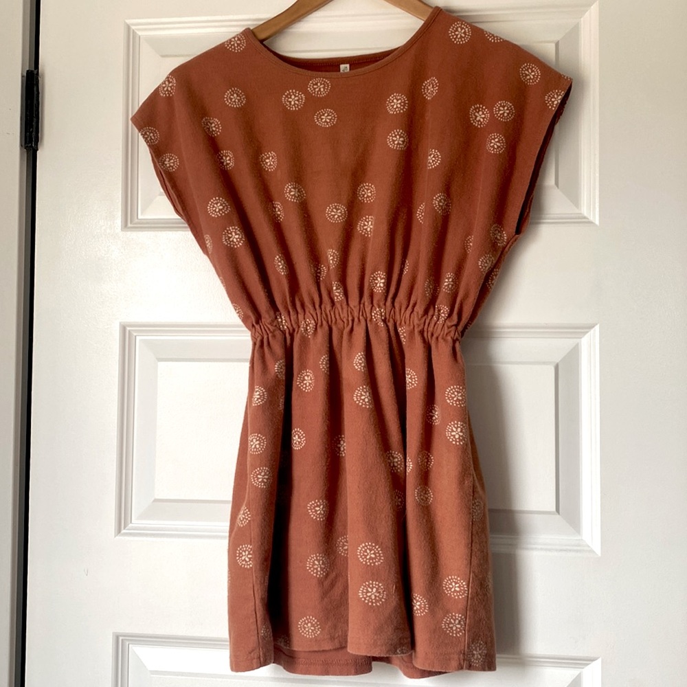 Rylee and Crew Dress / Tunic in Terracotta, size 8-9